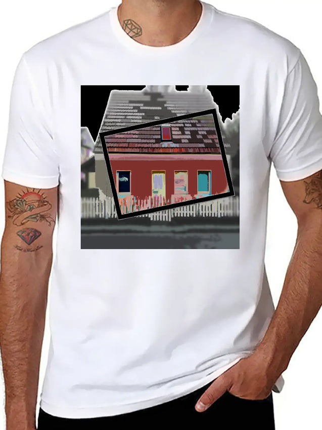 Tiny House Lightweight Cotton T-Shirt – Daily Comfort Graphic Shirt