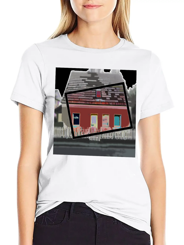 Tiny House Lightweight Cotton T-Shirt – Daily Comfort Graphic Shirt