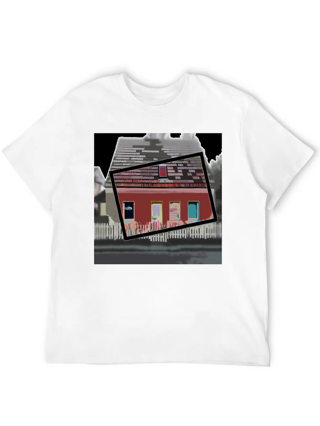 Tiny House Lightweight Cotton T-Shirt – Daily Comfort Graphic Shirt