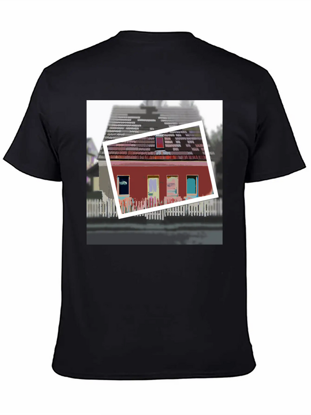 Tiny House Lightweight Cotton T-Shirt – Daily Comfort Graphic Shirt
