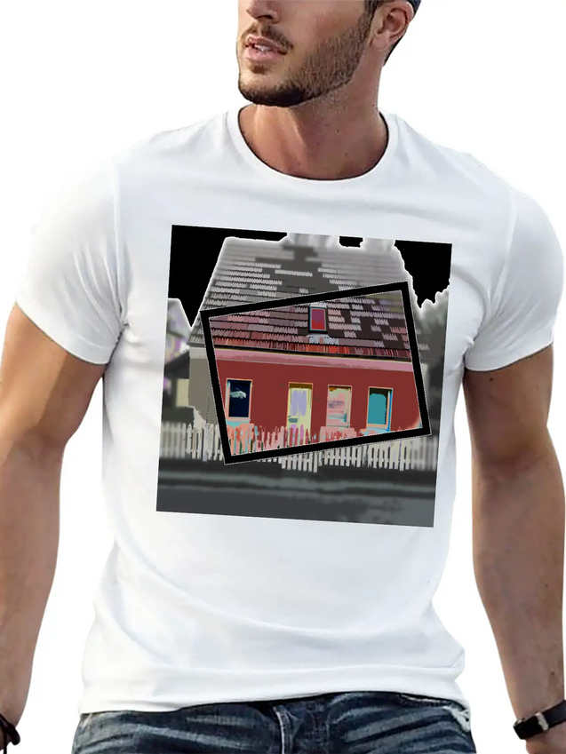 Tiny House Lightweight Cotton T-Shirt – Daily Comfort Graphic Shirt