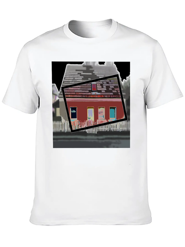 Tiny House Lightweight Cotton T-Shirt – Daily Comfort Graphic Shirt