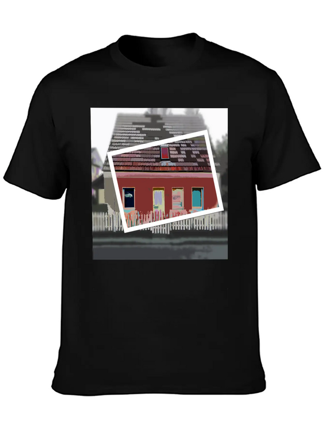 Tiny House Lightweight Cotton T-Shirt – Daily Comfort Graphic Shirt