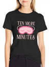 Tired Mom Bed Sleep Lover Sleeping Mother Lightweight Cotton T-Shirt – Daily Comfort Graphic Shirt