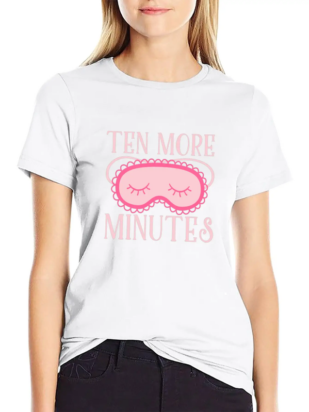 Tired Mom Bed Sleep Lover Sleeping Mother Lightweight Cotton T-Shirt – Daily Comfort Graphic Shirt