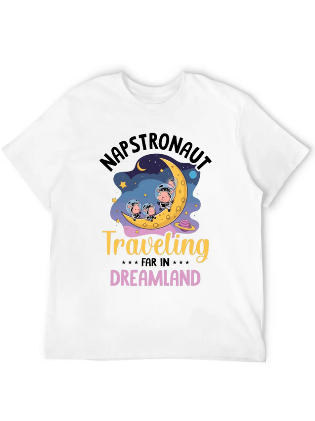 Tired Sleep Design Sleeping Lightweight Cotton T-Shirt – Daily Comfort Graphic Shirt
