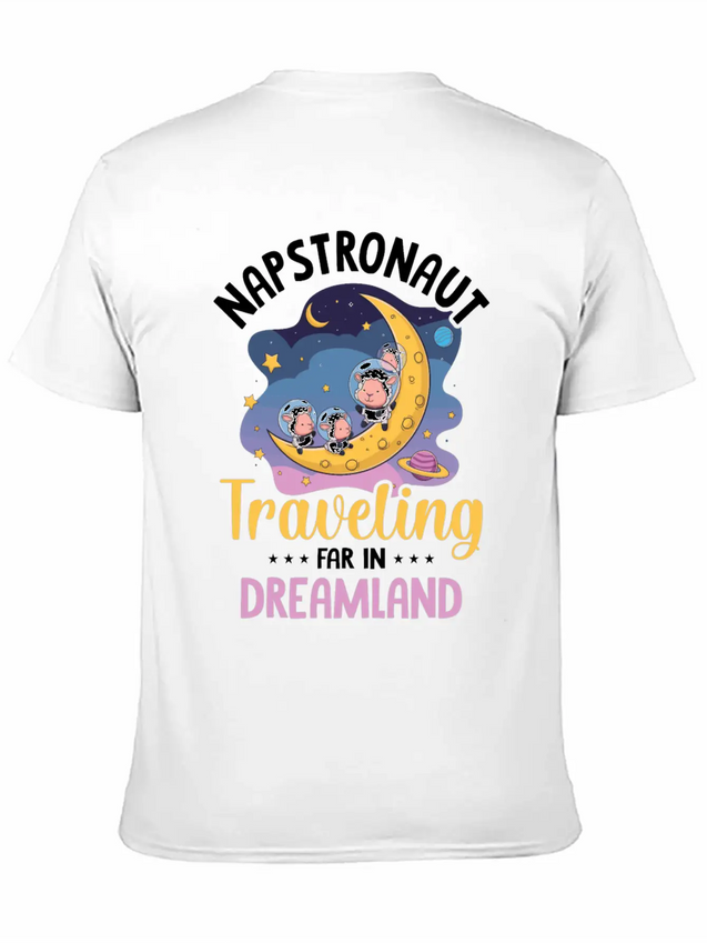 Tired Sleep Design Sleeping Lightweight Cotton T-Shirt – Daily Comfort Graphic Shirt