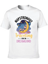 Tired Sleep Design Sleeping Lightweight Cotton T-Shirt – Daily Comfort Graphic Shirt