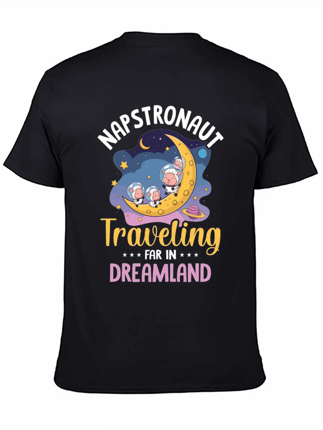 Tired Sleep Design Sleeping Lightweight Cotton T-Shirt – Daily Comfort Graphic Shirt
