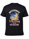 Tired Sleep Design Sleeping Lightweight Cotton T-Shirt – Daily Comfort Graphic Shirt