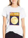 To The Moon Lightweight Cotton T-Shirt – Daily Comfort Graphic Shirt