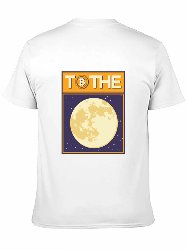 To The Moon Lightweight Cotton T-Shirt – Daily Comfort Graphic Shirt