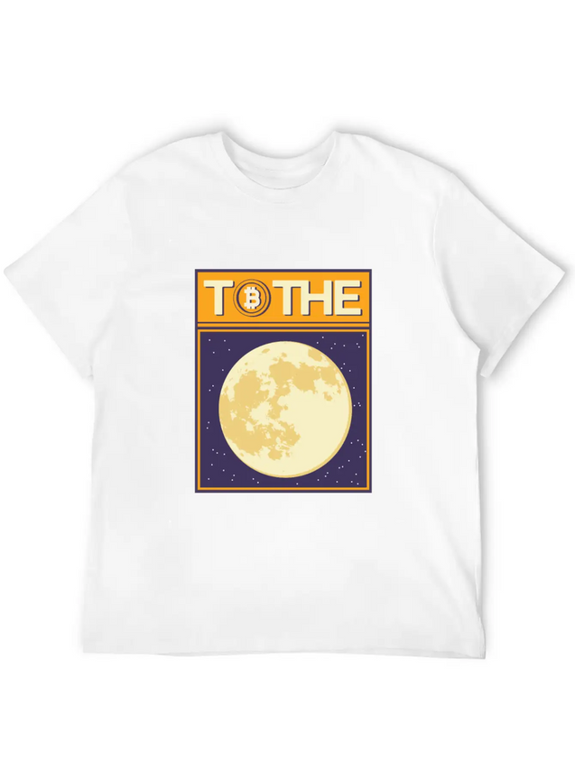 To The Moon Lightweight Cotton T-Shirt – Daily Comfort Graphic Shirt