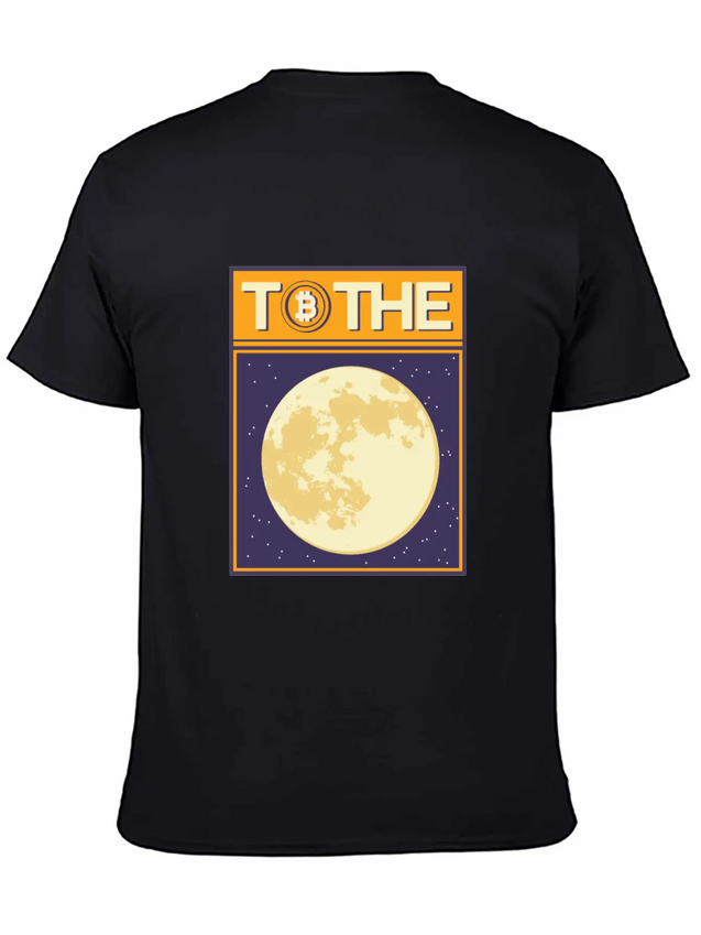 To The Moon Lightweight Cotton T-Shirt – Daily Comfort Graphic Shirt