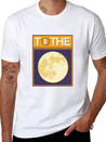 To The Moon Lightweight Cotton T-Shirt – Daily Comfort Graphic Shirt