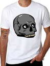 Toothie Skull Lightweight Cotton T-Shirt – Daily Comfort Graphic Shirt