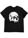 Toothie Skull Lightweight Cotton T-Shirt – Daily Comfort Graphic Shirt