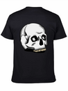 Toothie Skull Lightweight Cotton T-Shirt – Daily Comfort Graphic Shirt