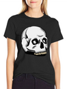 Toothie Skull Lightweight Cotton T-Shirt – Daily Comfort Graphic Shirt