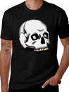 Toothie Skull Lightweight Cotton T-Shirt – Daily Comfort Graphic Shirt