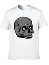 Toothie Skull Lightweight Cotton T-Shirt – Daily Comfort Graphic Shirt