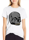 Toothie Skull Lightweight Cotton T-Shirt – Daily Comfort Graphic Shirt