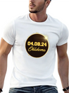 Total Solar Eclipse Path Of Totality Oklahoma Lightweight Cotton T-Shirt – Daily Comfort Graphic Shirt