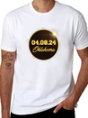 Total Solar Eclipse Path Of Totality Oklahoma Lightweight Cotton T-Shirt – Daily Comfort Graphic Shirt