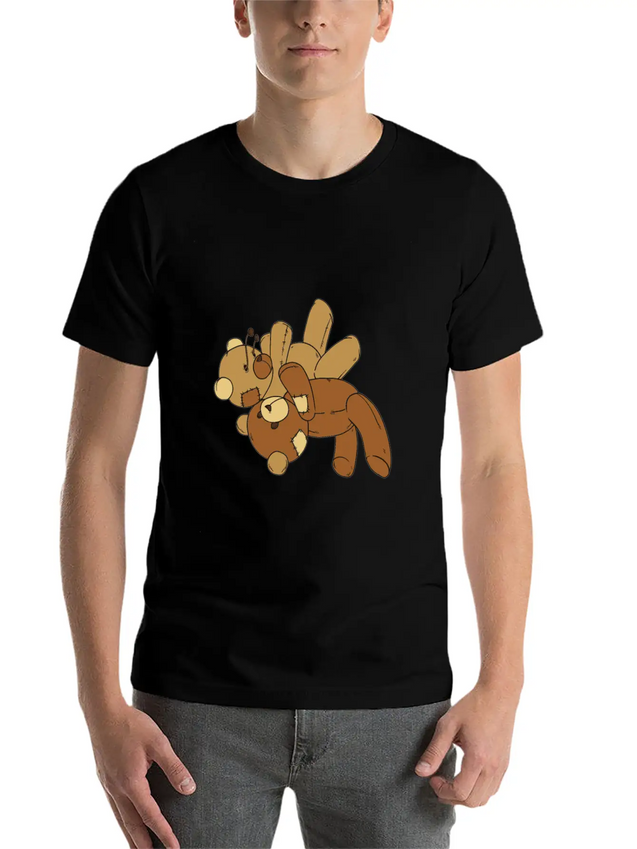 Toy Bear Hug Lightweight Cotton T-Shirt – Daily Comfort Graphic Shirt
