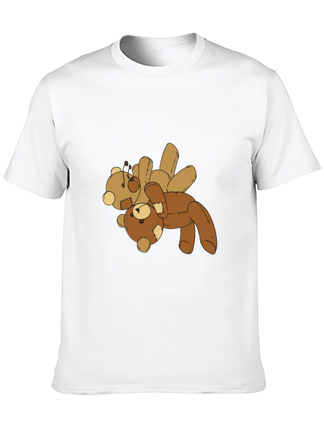 Toy Bear Hug Lightweight Cotton T-Shirt – Daily Comfort Graphic Shirt