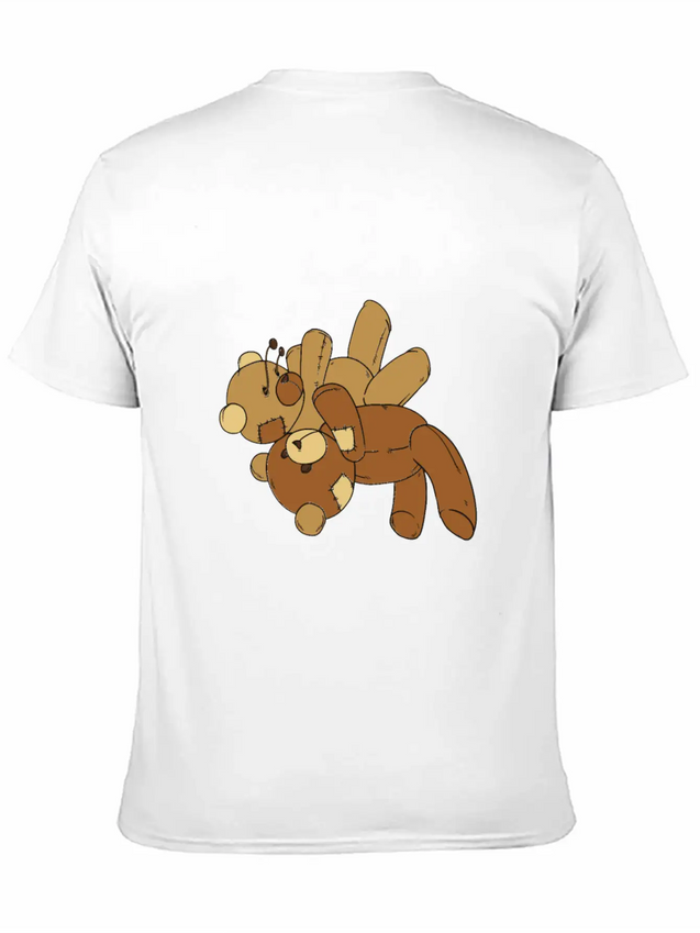 Toy Bear Hug Lightweight Cotton T-Shirt – Daily Comfort Graphic Shirt