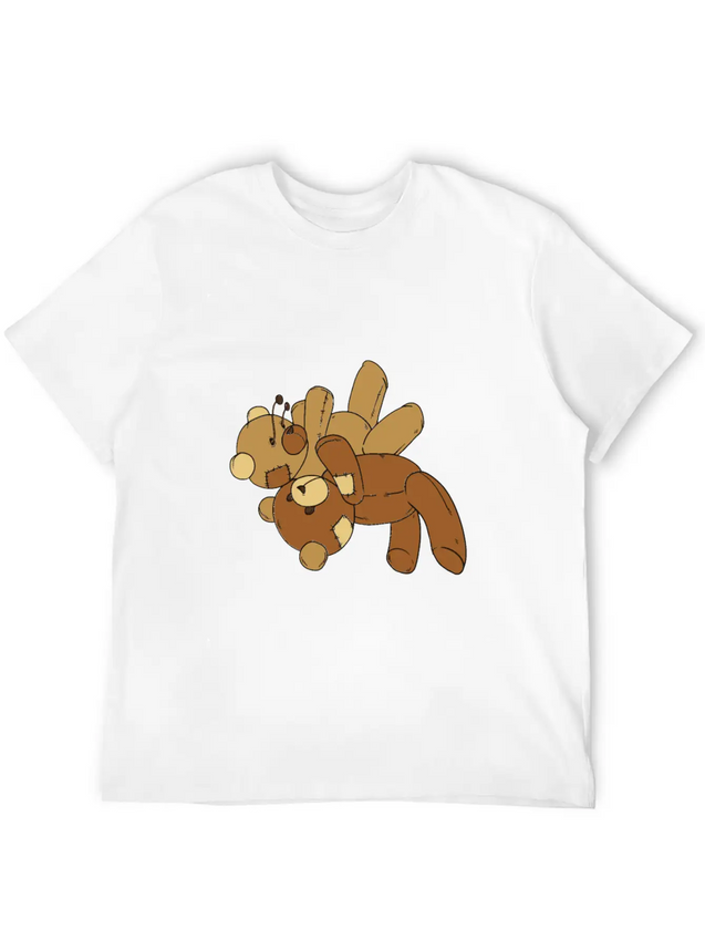 Toy Bear Hug Lightweight Cotton T-Shirt – Daily Comfort Graphic Shirt
