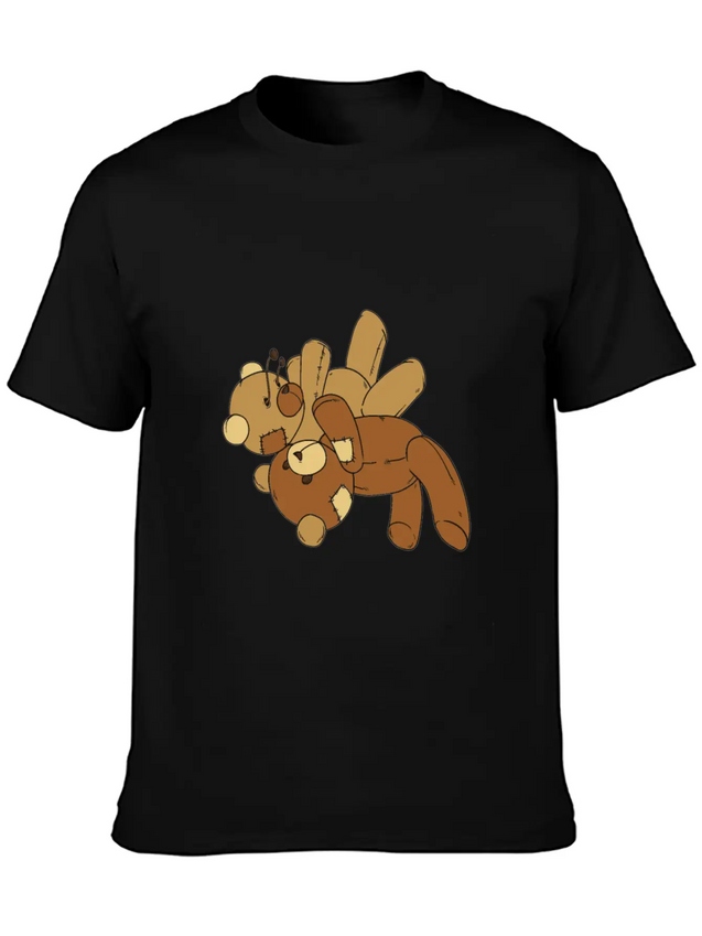 Toy Bear Hug Lightweight Cotton T-Shirt – Daily Comfort Graphic Shirt