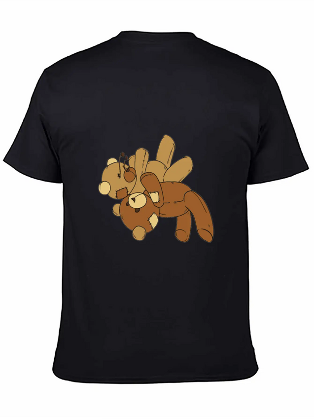 Toy Bear Hug Lightweight Cotton T-Shirt – Daily Comfort Graphic Shirt