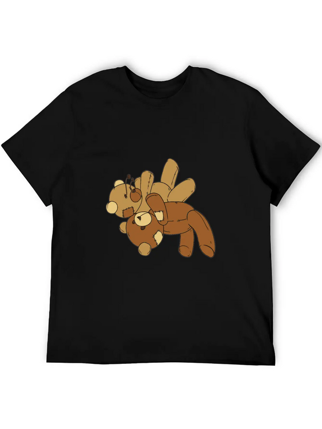 Toy Bear Hug Lightweight Cotton T-Shirt – Daily Comfort Graphic Shirt