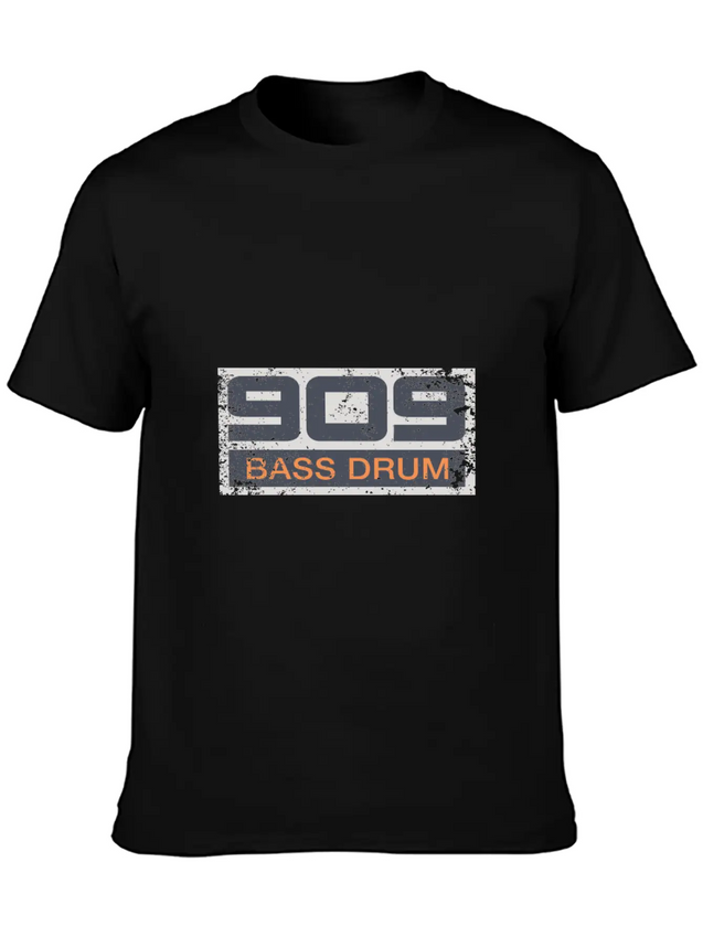 TR-909 Retro Vintage Electronic Bass Drum Lightweight Cotton T-Shirt – Daily Comfort Graphic Shirt
