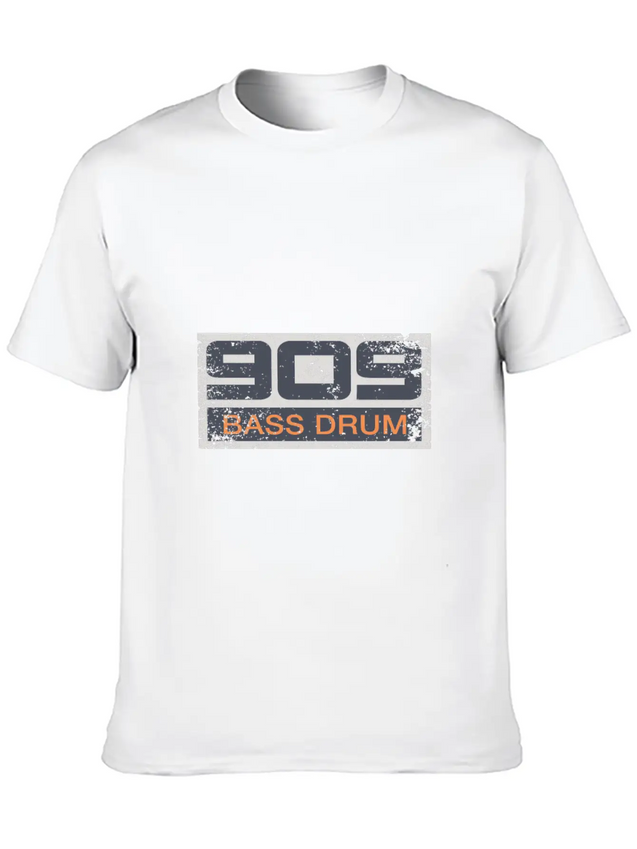 TR-909 Retro Vintage Electronic Bass Drum Lightweight Cotton T-Shirt – Daily Comfort Graphic Shirt