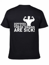 Train Gym Lightweight Cotton T-Shirt – Daily Comfort Graphic Shirt