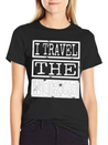 Travel - I Travel The World Lightweight Cotton T-Shirt – Daily Comfort Graphic Shirt