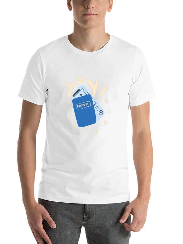 Travel Lightweight Cotton T-Shirt – Daily Comfort Graphic Shirt