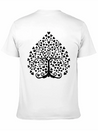 Tree Of Life With Hearts Single Color Vector Lightweight Cotton T-Shirt – Daily Comfort Graphic Shirt
