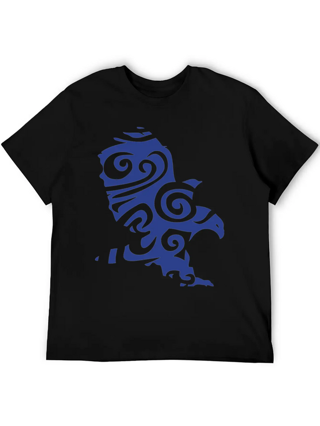 Tribal Eagle Wild Animal Designs Lightweight Cotton T-Shirt – Daily Comfort Graphic Shirt