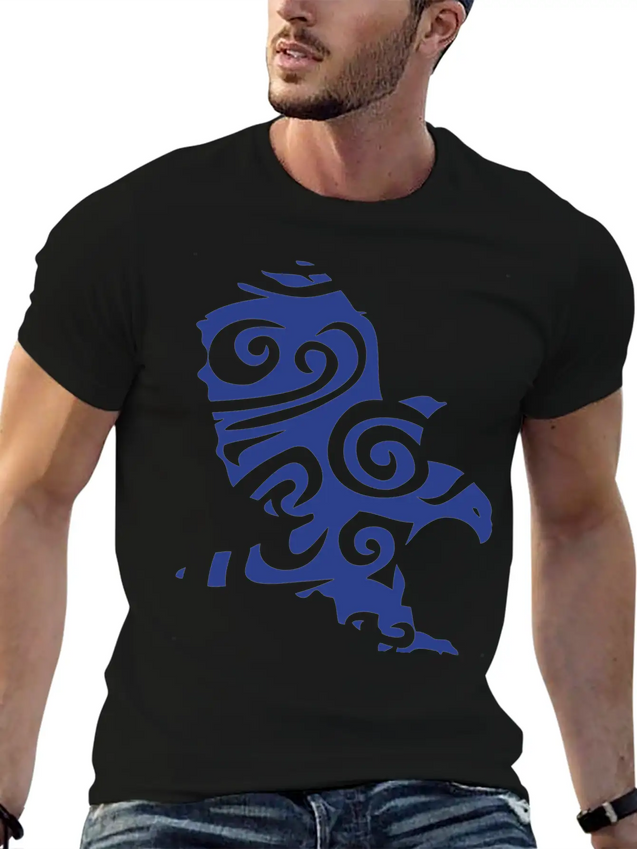Tribal Eagle Wild Animal Designs Lightweight Cotton T-Shirt – Daily Comfort Graphic Shirt