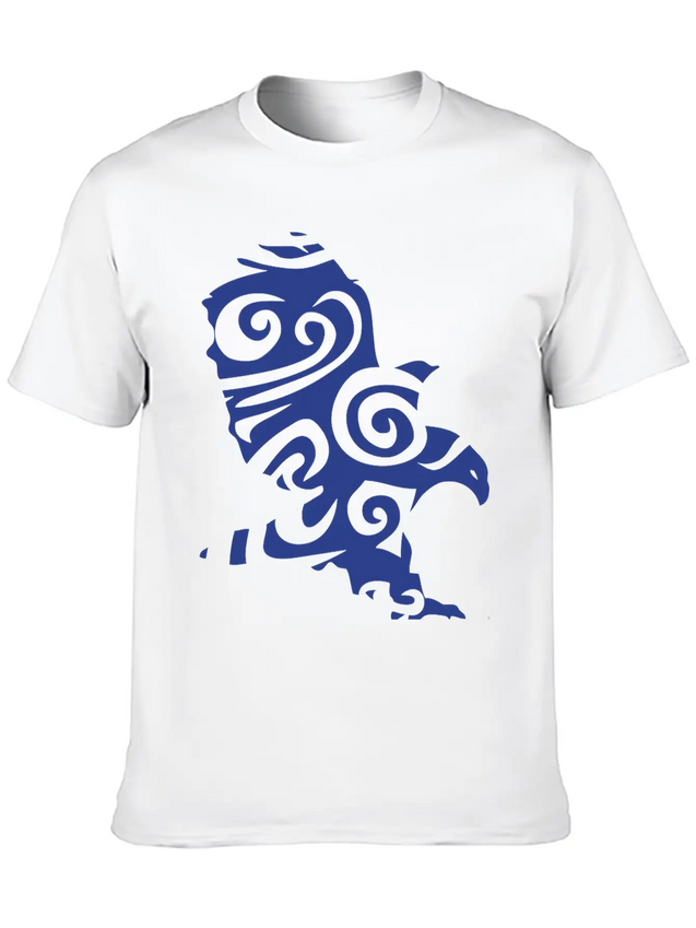 Tribal Eagle Wild Animal Designs Lightweight Cotton T-Shirt – Daily Comfort Graphic Shirt