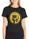 Tribal Gold Cat Lightweight Cotton T-Shirt – Daily Comfort Graphic Shirt