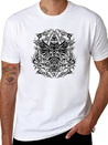 Tribal Owl Lightweight Cotton T-Shirt – Daily Comfort Graphic Shirt