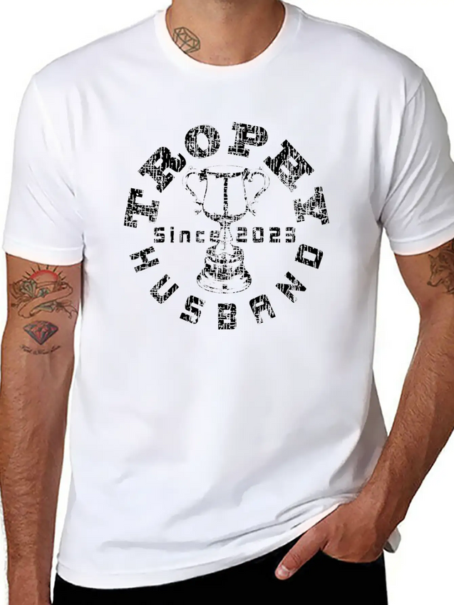 Trophy Husband 2023 Lightweight Cotton T-Shirt – Daily Comfort Graphic Shirt