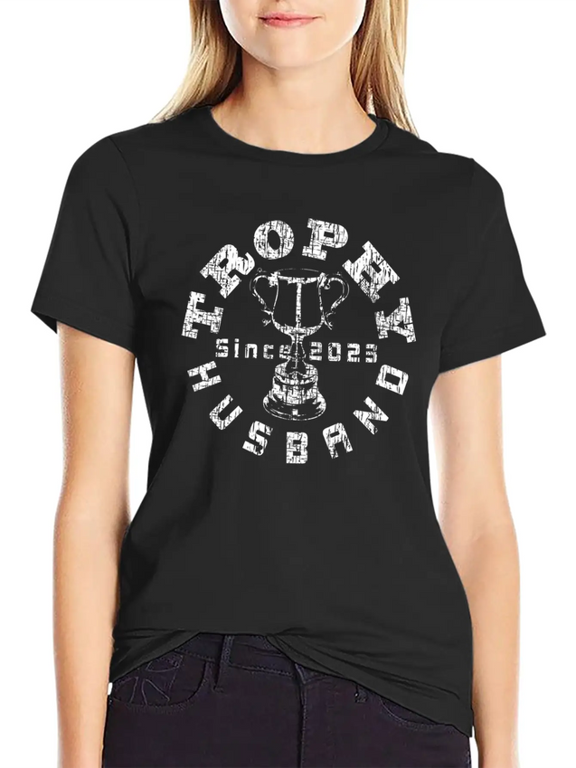 Trophy Husband 2023 Lightweight Cotton T-Shirt – Daily Comfort Graphic Shirt