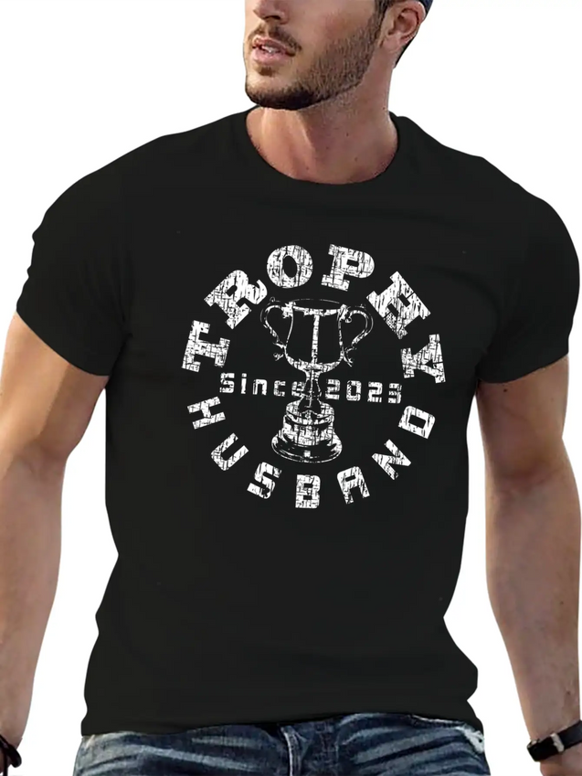 Trophy Husband 2023 Lightweight Cotton T-Shirt – Daily Comfort Graphic Shirt
