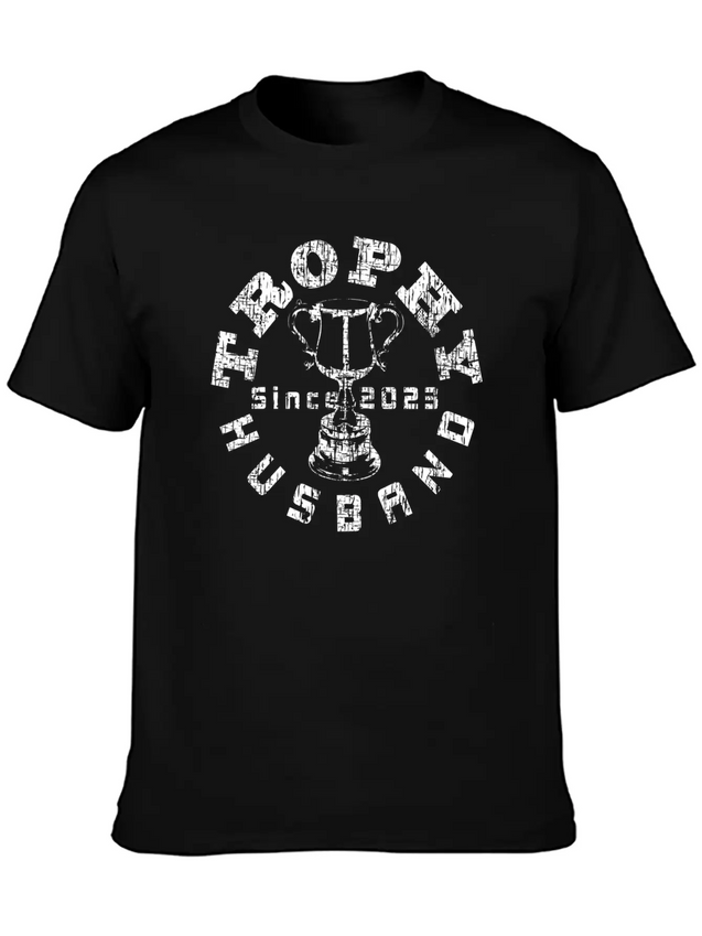 Trophy Husband 2023 Lightweight Cotton T-Shirt – Daily Comfort Graphic Shirt
